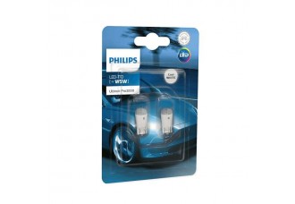Лампа светодиодная Philips Ultinon Pro3000 W5W 12V W0,6 T10 6000K 11961U30CWB2
