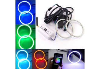 Ангельские Глазки COB 95мм. RGB + WIFI контроллер