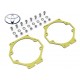 ПЕРЕХОДНЫЕ РАМКИ ДЛЯ TOYOTA CAMRY V40 2006 - 2009 Г.В. ПОД МОДУЛЬ GTR MINI BI-LED (КОМПЛЕКТ, 2ШТ)